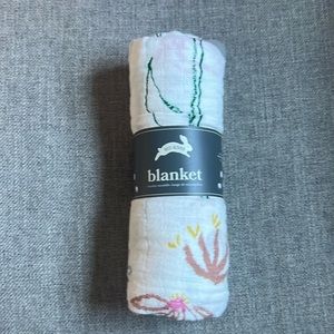 NWT Red Rover Muslin Swaddle Blanket